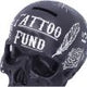 Black and White Traditional, Tribal Tattoo Fund Skull