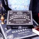 Black and White Spirit Board and Planchette Jewellery Storage Box with Mirror