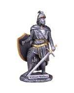 Set of Six small Medieval War Horse and Armoured Rider Figurines
