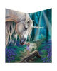 Small The Witching Hour Fantasy Witch Cat Shoulder Bag by Lisa Parker