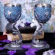 Wild at Heart Twin Wolf Heart Set of Two Goblets