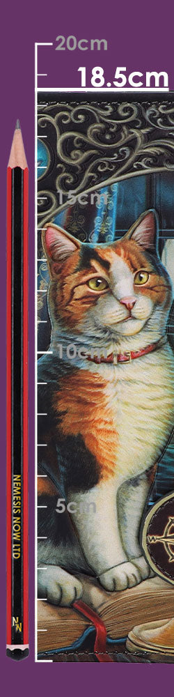 Lisa Parker Adventure Awaits Calico Cat Ship Embossed Purse