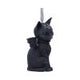 Malpuss Black Bat Cat Hanging Decorative Ornament 9.2cm