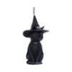 Purrah Black Witch Cat Hanging Decorative Ornament 11.5cm