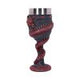 Dragon Coil Goblet Red 20cm