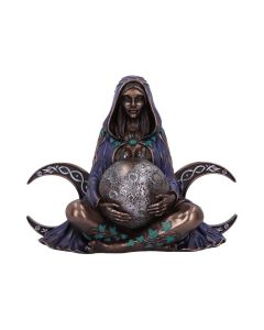 Triple Moon Goddess Bronze Incense Burner