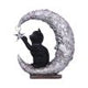 Luna Companion Moon and Cat Ornament 18.8cm