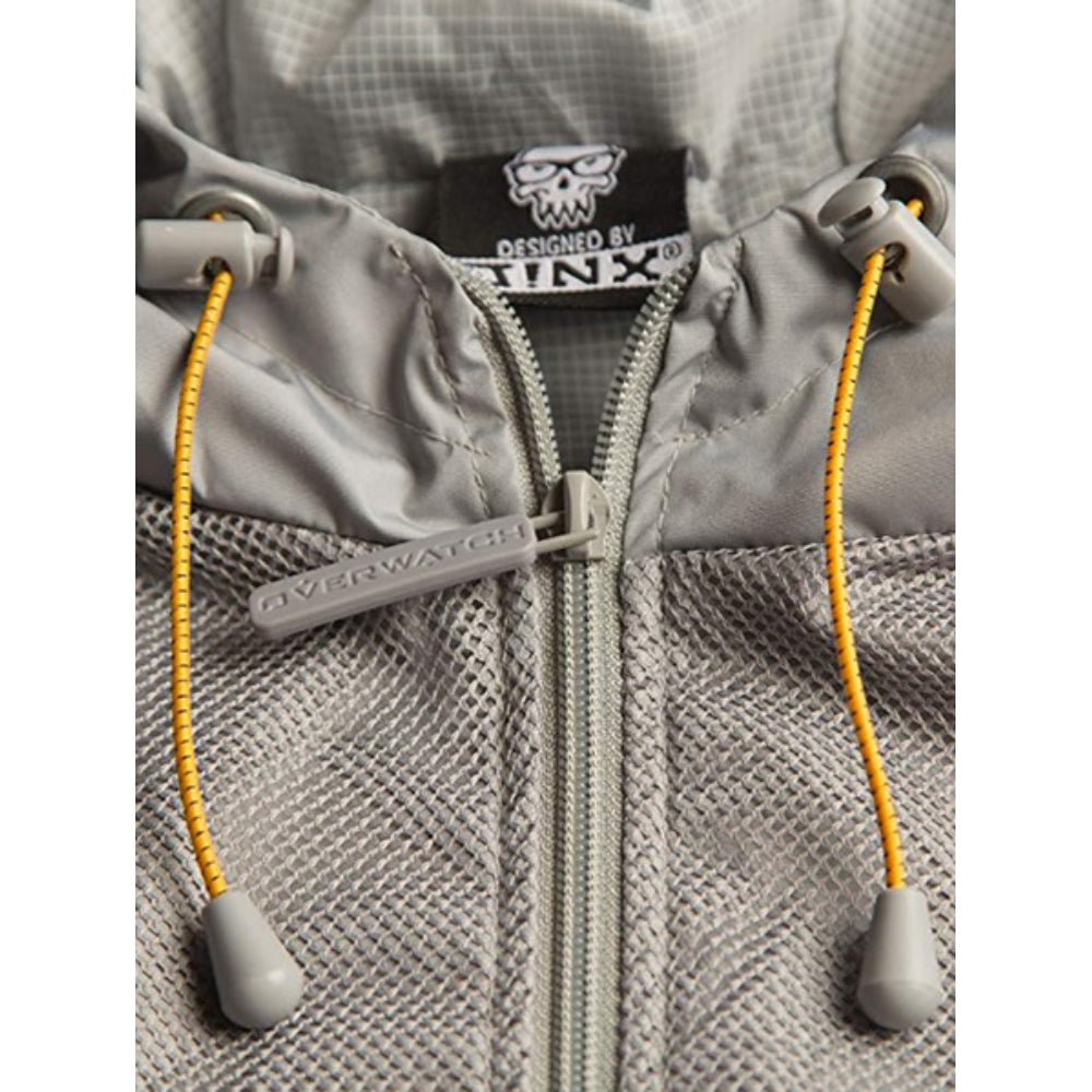 Jinx Overwatch - Logo Windbreaker Jacket Grey, XS