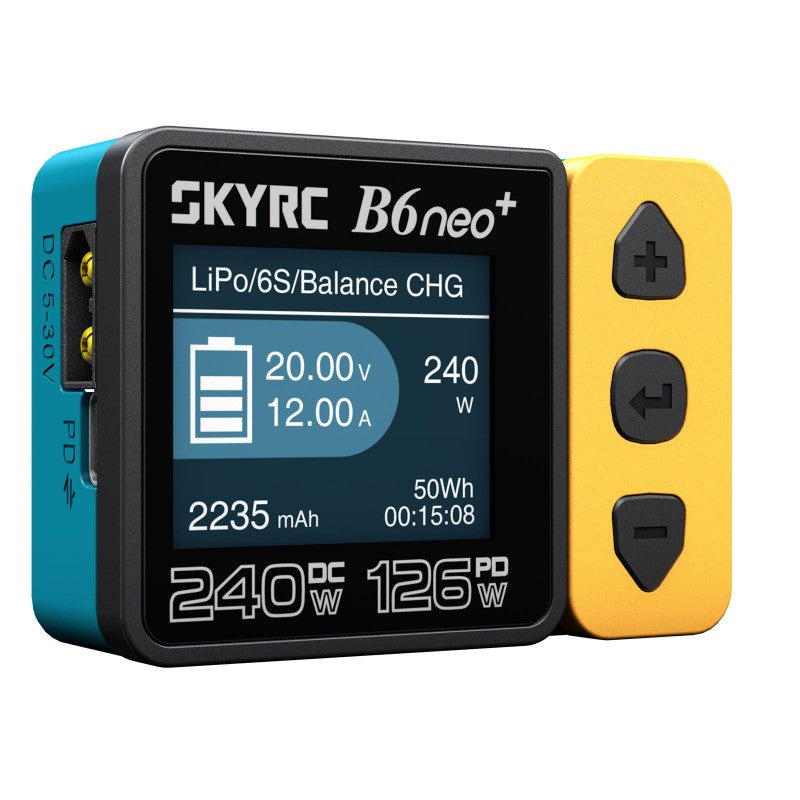B6 Neo+ DC smart charger (240W) - Blue&Yellow