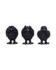 Three Wise Donkeys 11cm