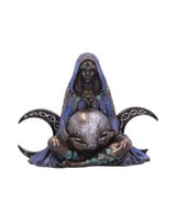 Triple Moon Goddess Bronze Incense Burner