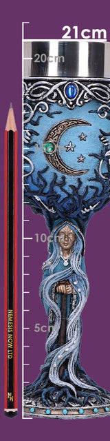 Triple Moon Crone Goblet 20.8cm