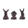 Three Wise Donkeys 11cm