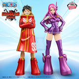 Bandai One Piece Dxf-The Grandline Series-Monkey D.Luffy &amp; Jewelry Bonney(A:Monkey D.Luffy)