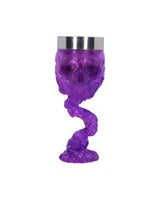 Soul Spirit Clear Blue Skull Goblet