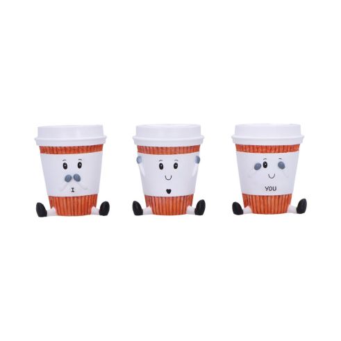 Three Wise Coffee Cups Figurines by Nemesis Now