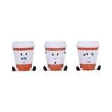 Three Wise Coffee Cups Figurines by Nemesis Now