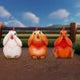 Three Wise Hens Figurines by Nemesis Now