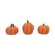 Three Wise Pumpkins 8cm