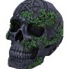 Aged Pentagram Skull 18.8cm