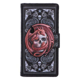 Skull Embrace Embossed Purse (AS) 18.5cm