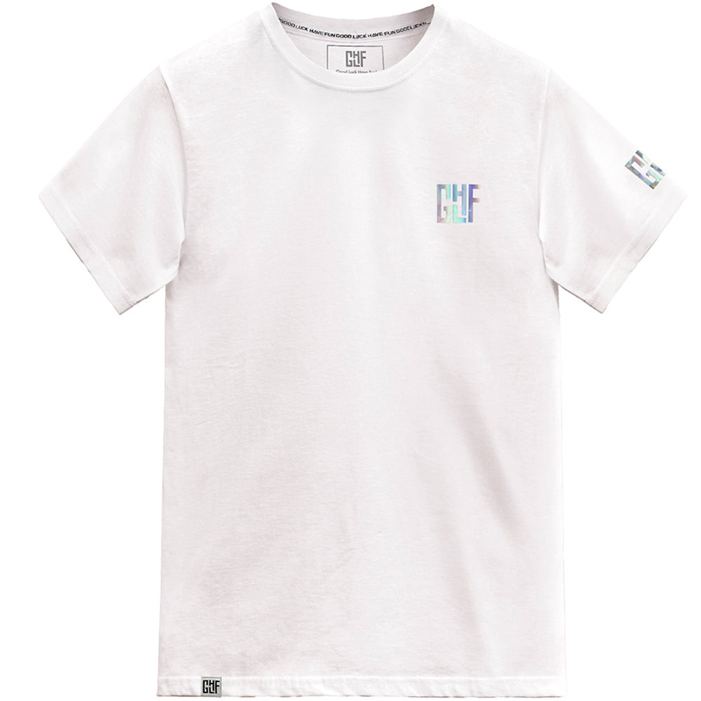 FragON - Holografic Logo Unisex T-shirt White, 2XL