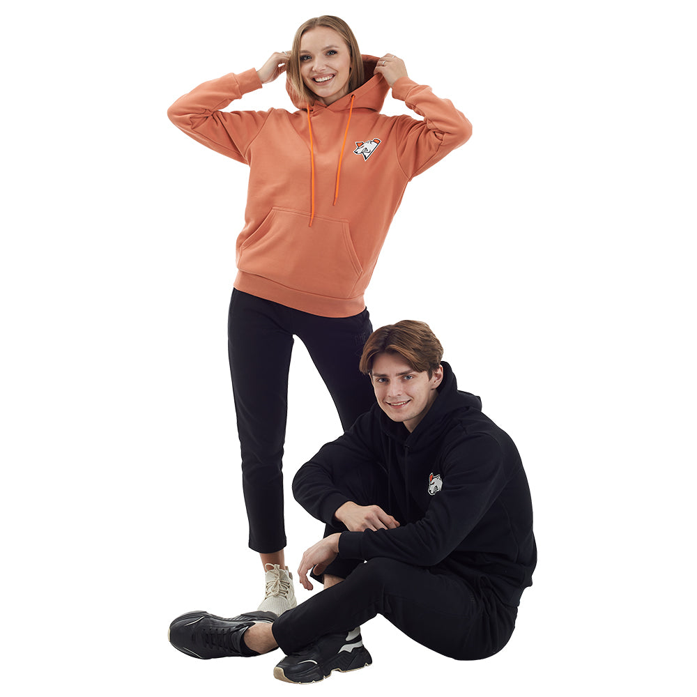 Virtus.pro Hoodie classic w/pocket orange, S