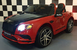 Battery children's car Bentley Continental 1.5 person black-red