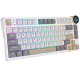 Royal Kludge N80 Linear 80K Pearly Dawn - RGB ANSI (ENG) wireless