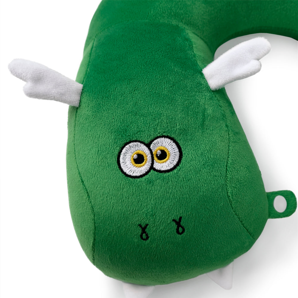 Headrest pillow WP MERCHANDISE Dragon Robi, green, 35 cm