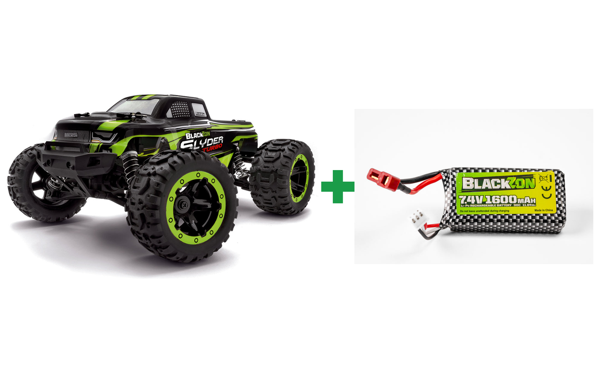 BLACKZON Slyder MT Turbo 1:16 4WD Brushless Monster Truck
