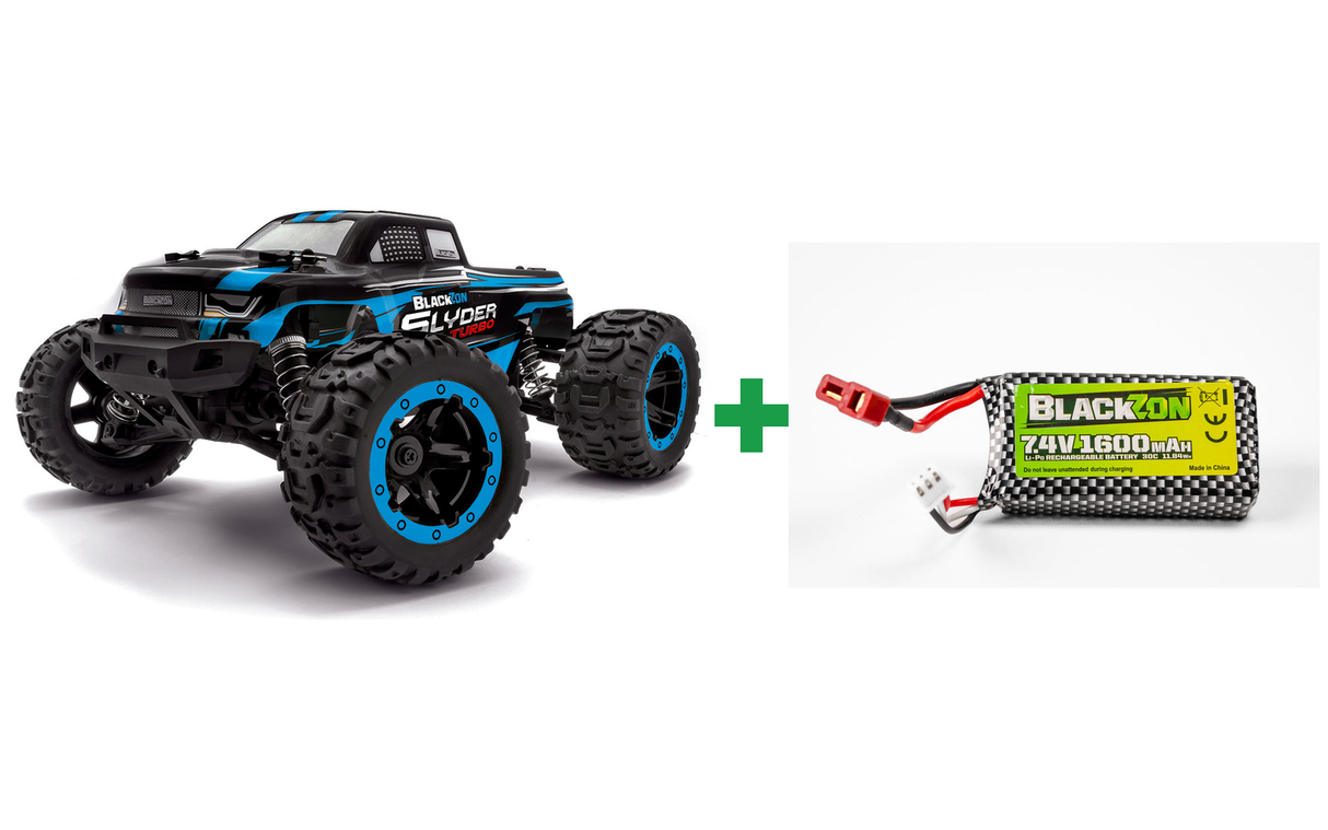 BLACKZON Slyder MT Turbo 1:16 4WD Brushless Monster Truck