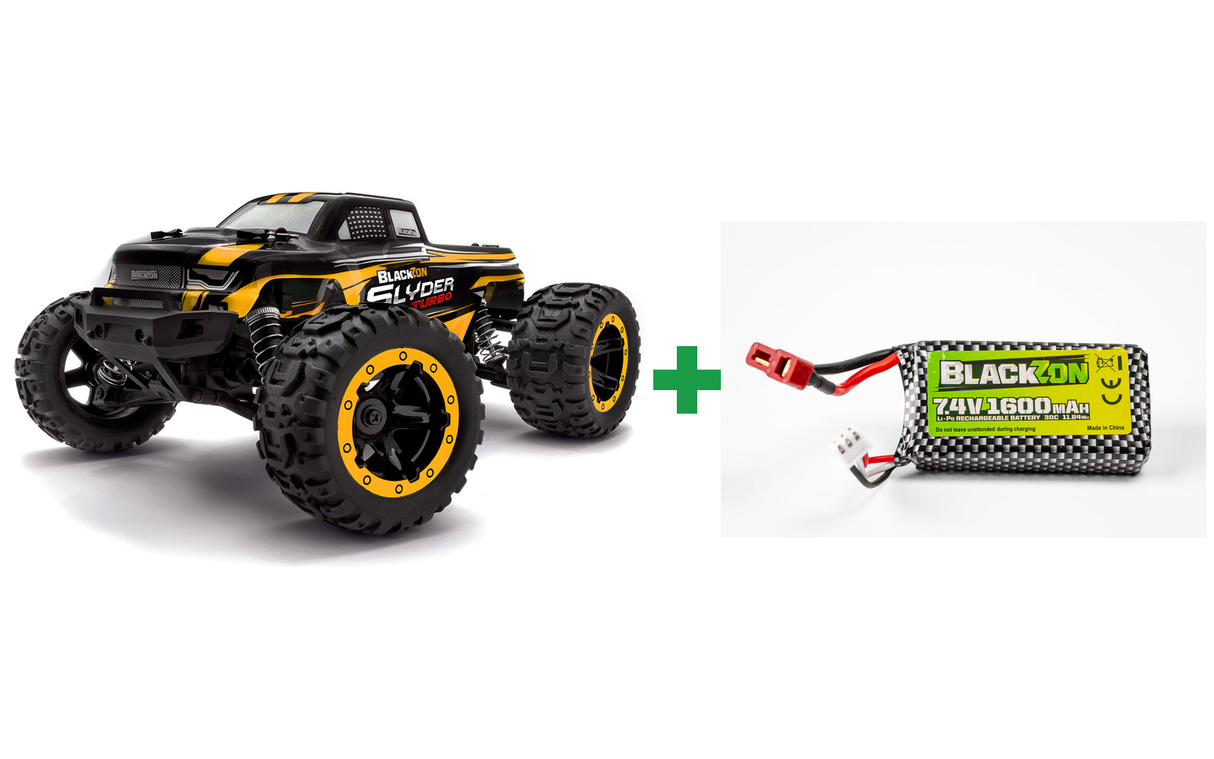 BLACKZON Slyder MT Turbo 1:16 4WD Brushless Monster Truck
