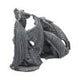 Dark Fury (Set of 2) Obsidian Dragon Figurines 10cm