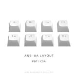 Dark Project ALU Terra Nova White - Wireless Gaming Keyboard (ANSI UA)