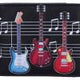 Nemesis Now Electric Guitars Embossed Music Wallet Black 11cm