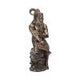 Pan Fawn With Pan Flutes Finished in Bronze 30.5cm