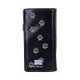 Black Lucky Cat Purse Embossed Eye Tail Wallet