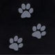 Black Lucky Cat Purse Embossed Eye Tail Wallet