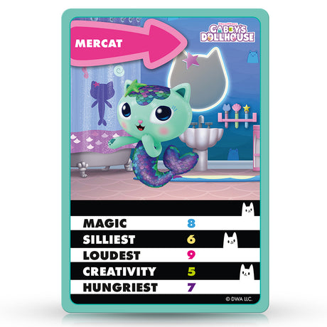 Winning Moves Gabby's Dollhouse -Top Trumps Junior Card Game English