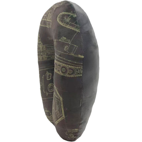 Plush travel pillow "World of Tanks" Black logos, 36 cm