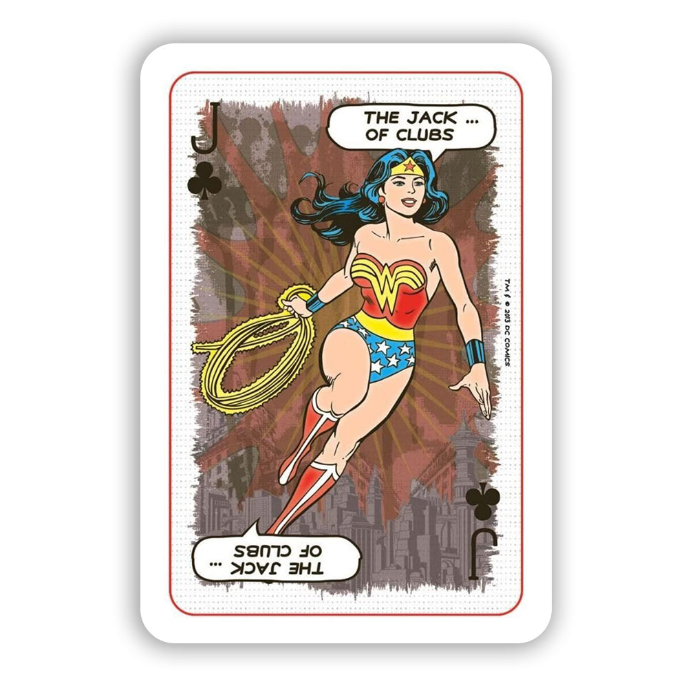 Winning Moves DC Superheroes Retro - Waddingtons No.1 Playing Cards