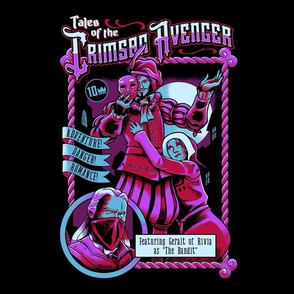Jinx The Witcher 3 - Crimson Avenger T-shirt Black, S
