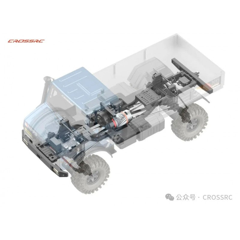 Crawling kit - EMO X6 1/8 ARTR kit (Blue)