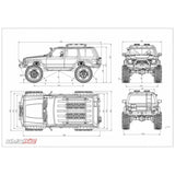 Crawling kit - EMOX2 1/8 ARTR kit