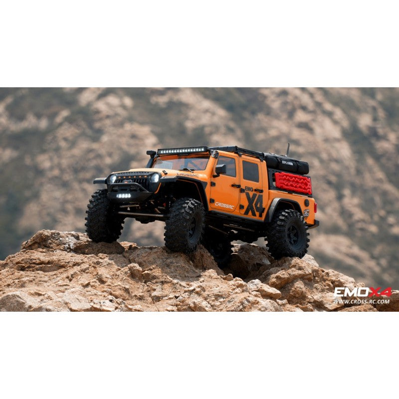Crawling kit - EMOX4 1/8 RTR 775 Brushed kit (orange)