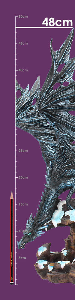 Nemesis Now Dragons Wisdom Black Ice 47cm