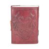 Nemesis Now Lockable Double Dragon Leather Embossed Journal
