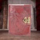Nemesis Now Lockable Double Dragon Leather Embossed Journal