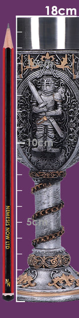 Medieval Knight Chain Wine Goblet
